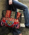 Embroidery Tailand canvas shoulder bag  5