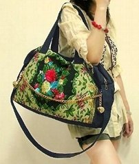 Tiland embroidery handbag,tote bag