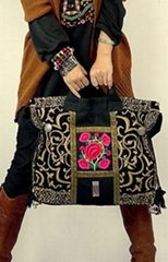 Classic embroidery Shoulder Tote Bags