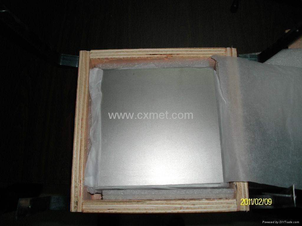 ASTM B760 tungsten sheet 1*150*150mm 2
