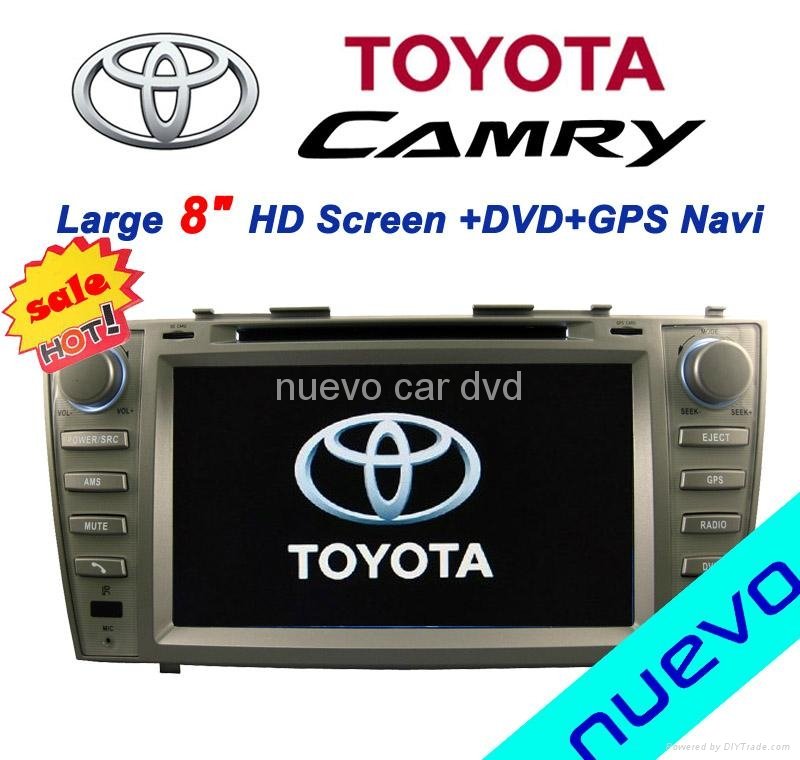 Large 8" Toyota Camry DVD with GPS ATV iPod Bluetooth Radio 