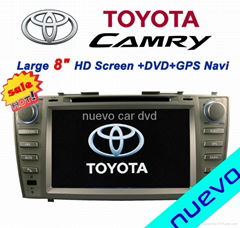 Large 8" Toyota Camry DVD with GPS ATV iPod Bluetooth Radio