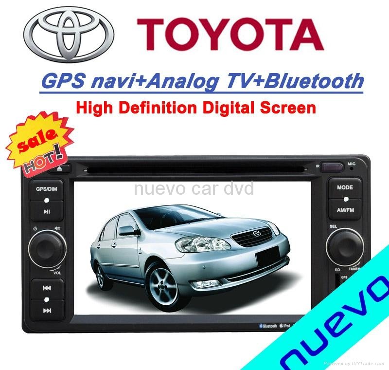 Special Toyota DVD player with GPS/iPod/Bluetooth/800*480
