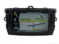 Large 8" Toyota corolla DVD with GPS Digital TV(2007-2011) 4