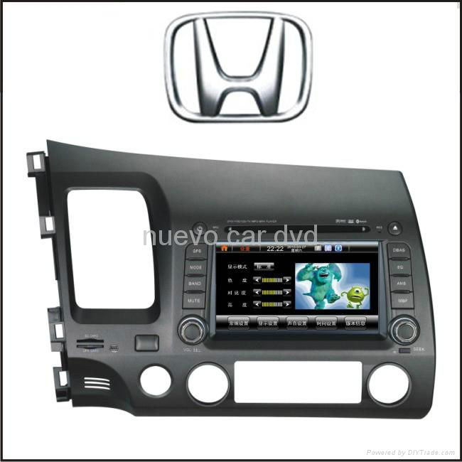 Special Honda Civic DVD Player with GPS Bluetooth 3D Menu PIP(left hand driving)