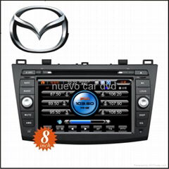 Special 8" New Mazda3 DVD Player with GPS Bluetooth Radio 3D Menu PIP(2010-)