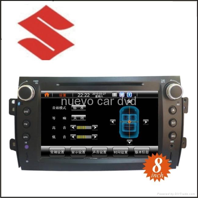 Special 8" Suzuki SX4 DVD Player with GPS Bluetooth Radio 3D Menu PIP
