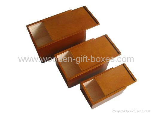 Nested Wooden Boxes, Nesting Wood Boxes, Gift Packing Boxes