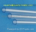 UV stop quartz tube 