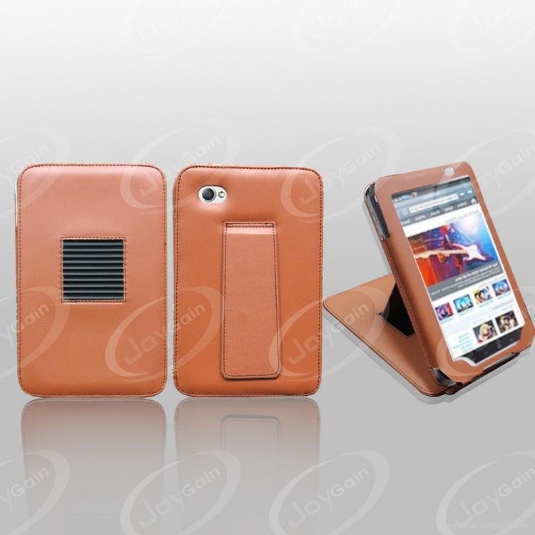 Leather case for Samsung Galaxy Tab P1000 3