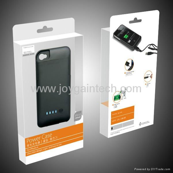 External Battery Case for iPhone 4(S) 2