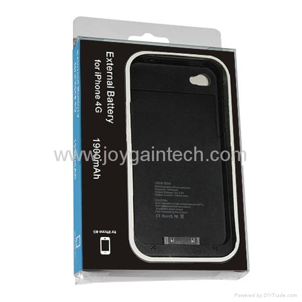 External Battery Case for iPhone 4(S) 5