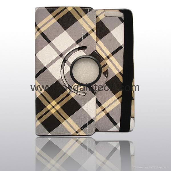 New iPad 3 360 degree Rotary leather case 2