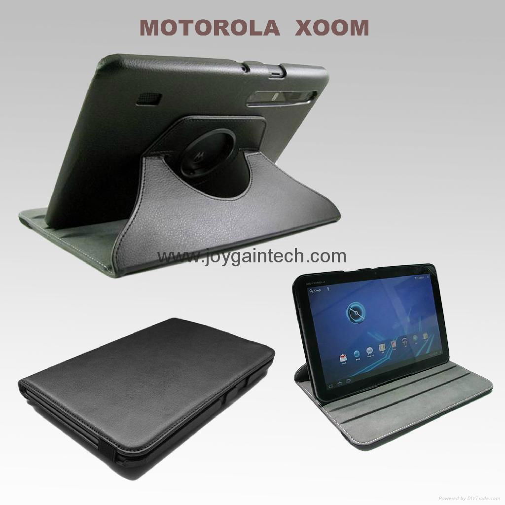 Kindle Fire/Moto Xoom360智能旋轉皮套 2