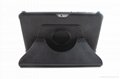 360 degree Rotary Samrt leather case for Amazon Kindle Fire/Moto Xoom/HTC Flyer 5