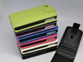 Up-down design Leather case for iphone 4(S) 1