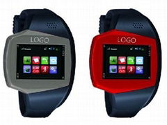 GPS mobile phone watch with bluetooth