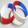 mixture color silicone bracelet