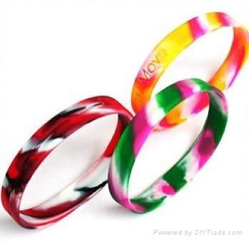 mixture color silicone bracelet 3