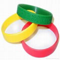 Debossed silicone wristband 4