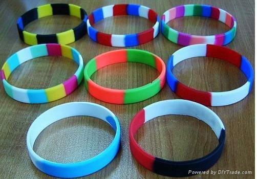 mixture color silicone bracelet 4