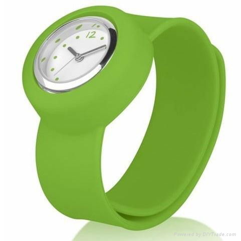 silicone slap watch