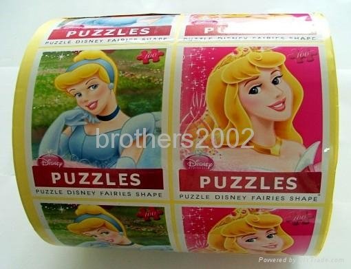 art paper disney cartoon roll adhesive stickers 2