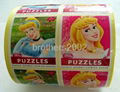 art paper disney cartoon roll adhesive stickers 2