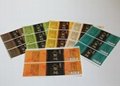 colored food removable adhesive labels