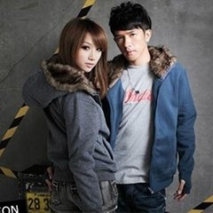 Brand mens and girl outerwear Plaid lovers hoodies fashion sweatshirt for lovers