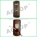 4wire 7inch video intercom door phone with rainproof cover 4