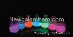Photoluminescent powder-Glowing powder at dark place 