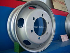 truck steel tubeless wheel