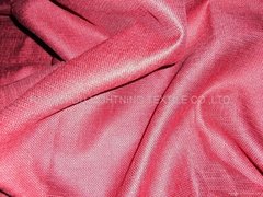 piece dyed faux linen fabric