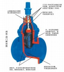 暗杆软密封闸阀