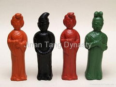 Handicraft China Small Pottery Figure as Gift