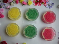 handmade gift plant oil rose soap