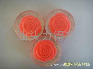 handmade gift plant oil rose soap 3