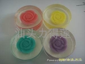 handmade gift plant oil rose soap 5