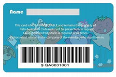 Barcode card