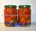 Pickled big tomatoes in jar 720 ml