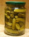 Pickled cucumber 3-6 in jar 720 ml -