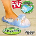 New Easyfeet Easy Feet Foot Scrubber Brush Massager Clean Bathroom 2