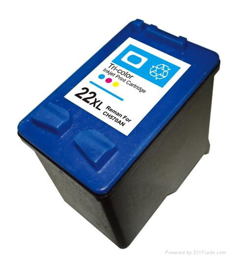 C9352C （#22) refilled inkjet cartridge For HP