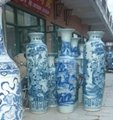 景德镇陶瓷落地大花瓶 4