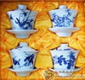 景德镇陶瓷手绘茶盖碗 2