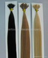 keratin human hair I tip stick hair extension 2