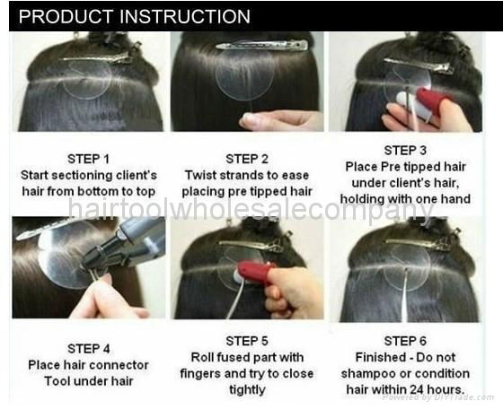 Rmy nail tip hair extension 4