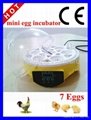 2012 hot selling mini egg incubator YZ9-7 for 7 eggs 3