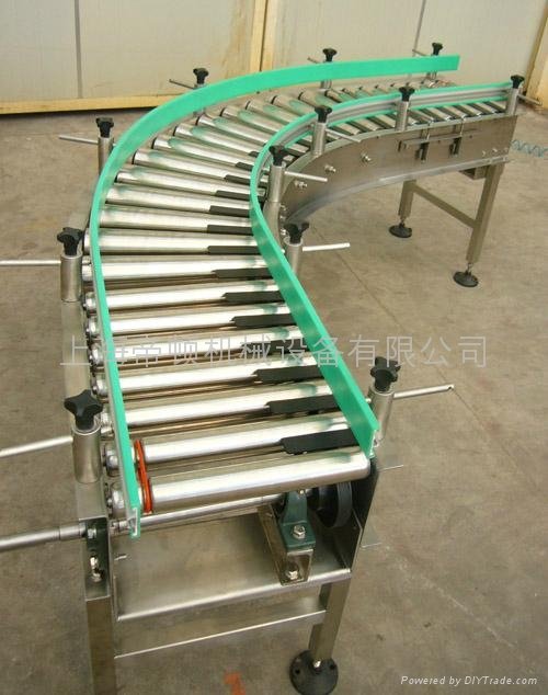 Power stainless steel roller conveyor